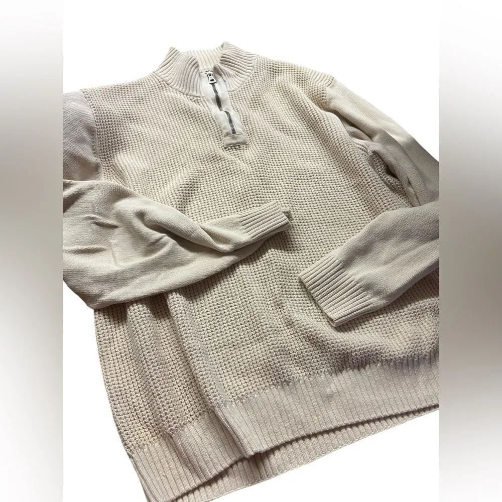 Original Weatherproof Vintage size XL Holiday Sweater quarter zip excellent